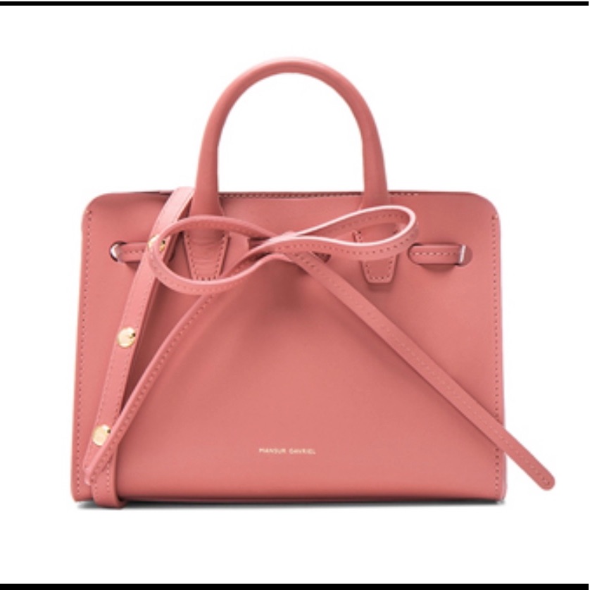 New In Box Mansur Gavriel Mini Mini Sun Bag Pink